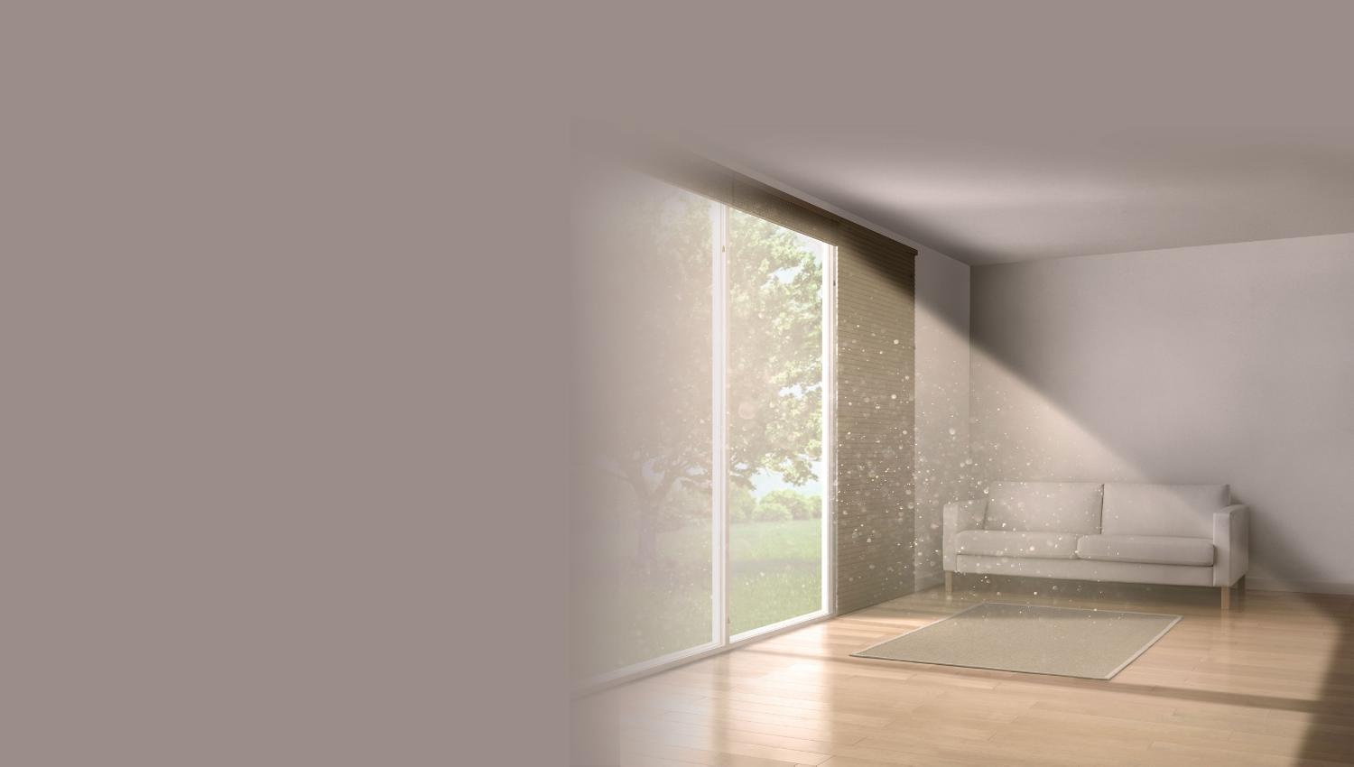 Indoor air quality of living room