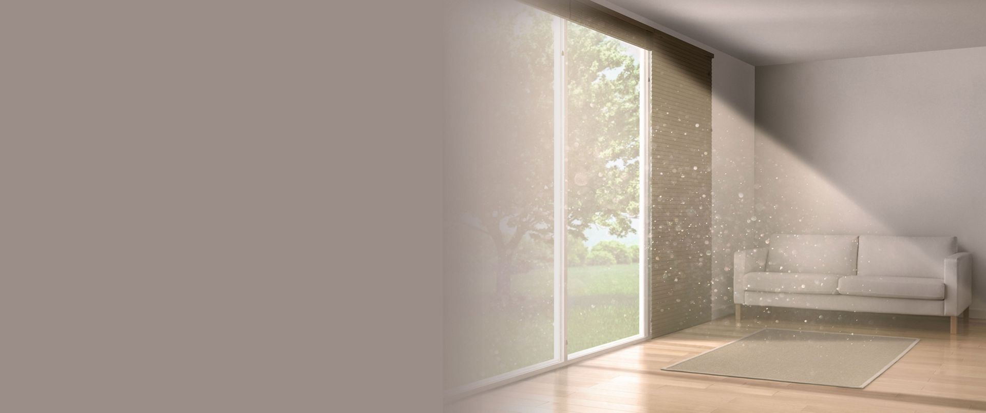Indoor air quality of living room