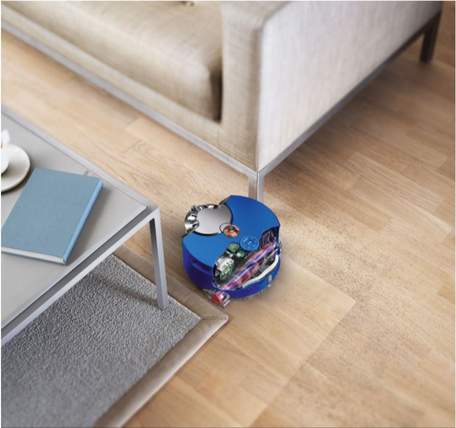 Dyson 360 Heurist robot vacuum.