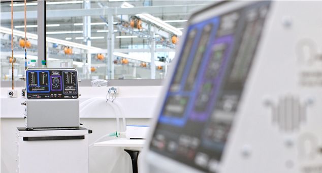 CoVent ventilator in production.