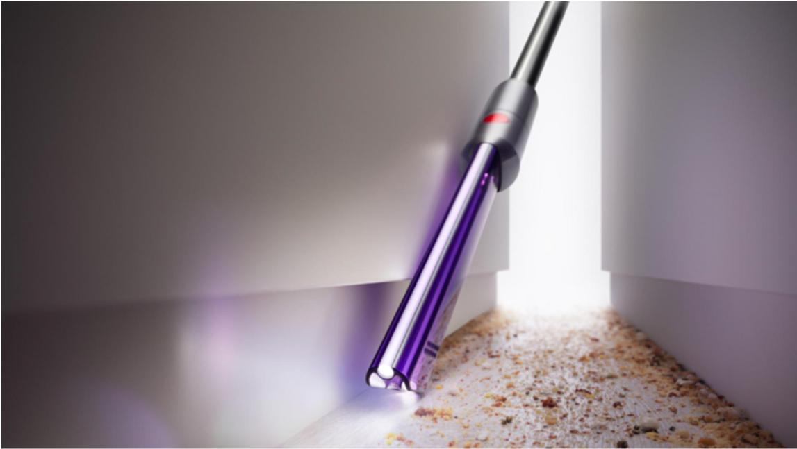 Light pipe crevice
