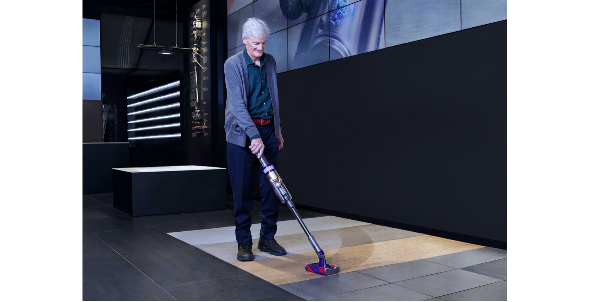 James Dyson with Omni-glide