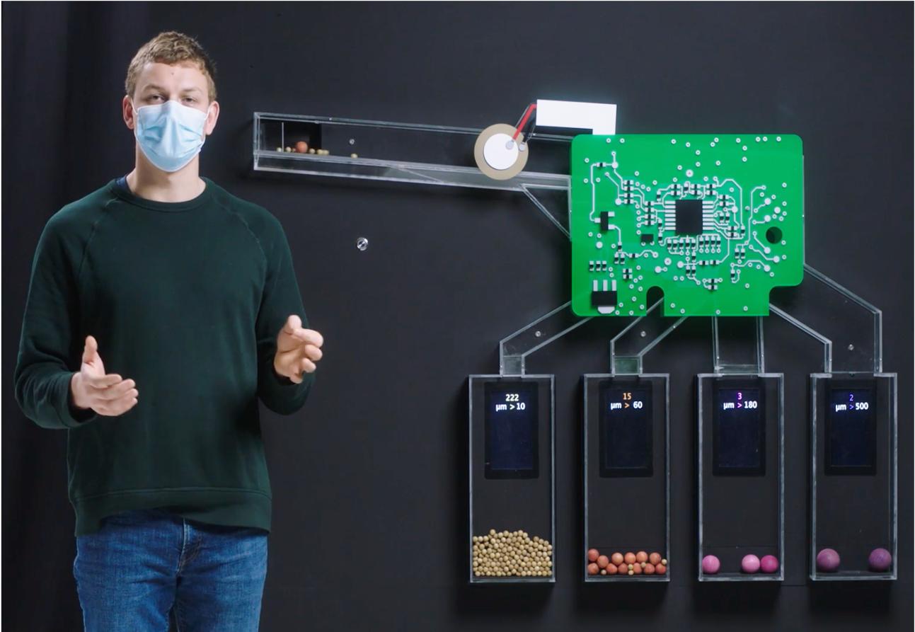 Piezo sensor demonstration