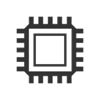 Icon depicting a micro-processor