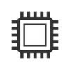 Icon depicting a micro-processor