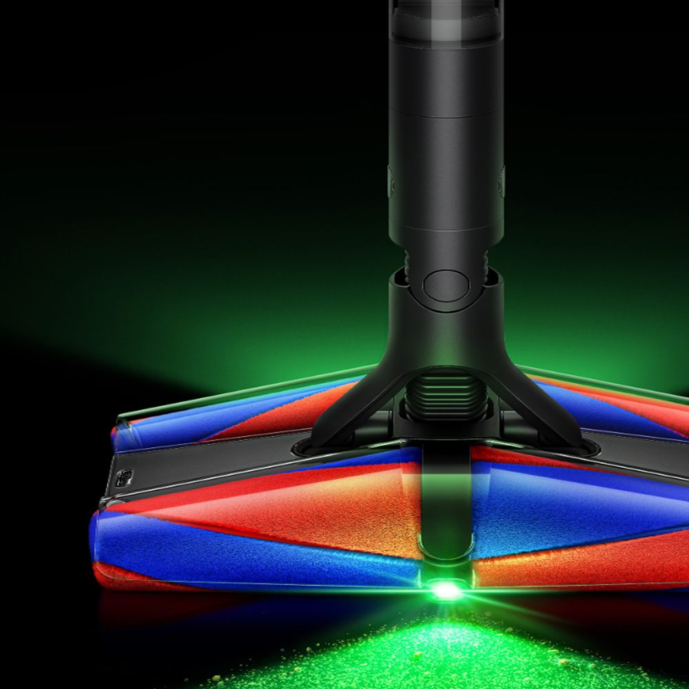 The Dyson Illuminated cleaner head for a cordless vacuum.