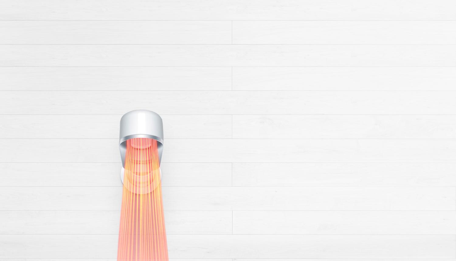 Dyson fan heater jet focused air flow