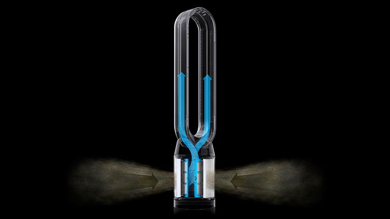 Purificador completamente selado.