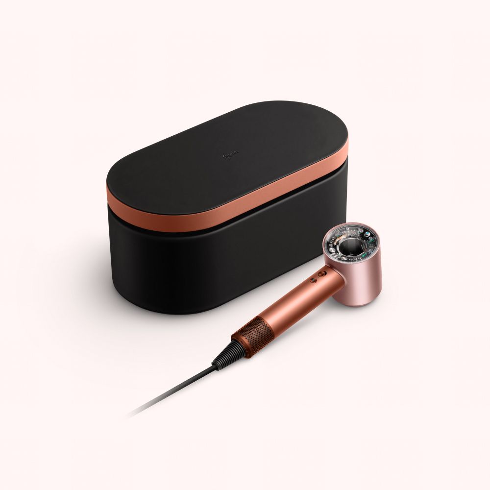 The Dyson Supersonic Nural hair dryer and Presentation case.