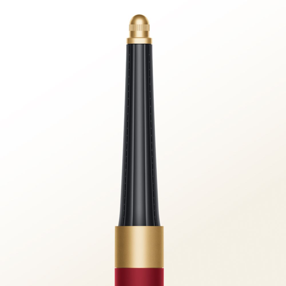 Model shows off her hair styled using the Dyson Airwrap Co-anda2x multi-styler and dryer.