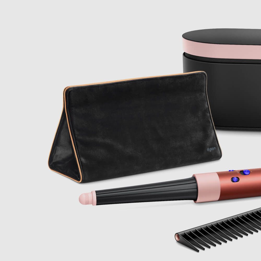 A range of Dyson Airwrap attachments and accessories.