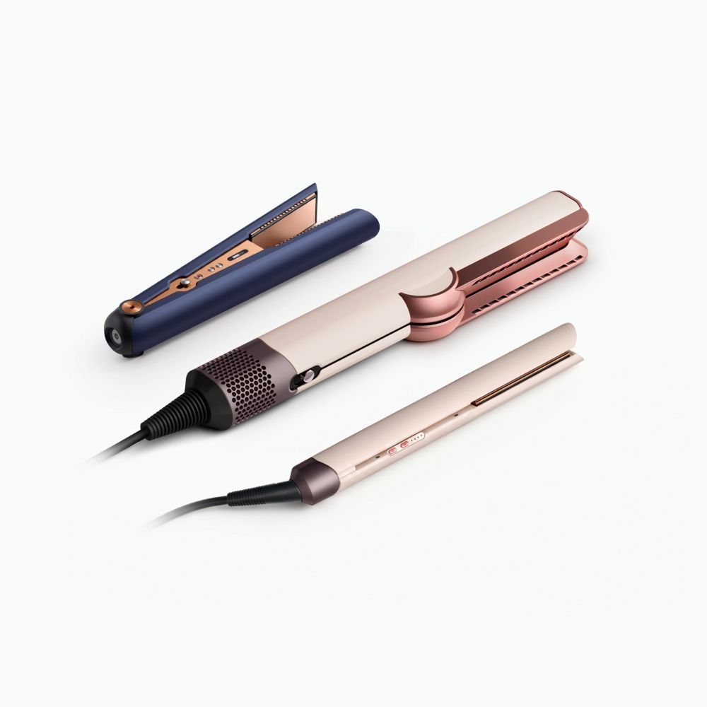 A range of Dyson hair straighteners.