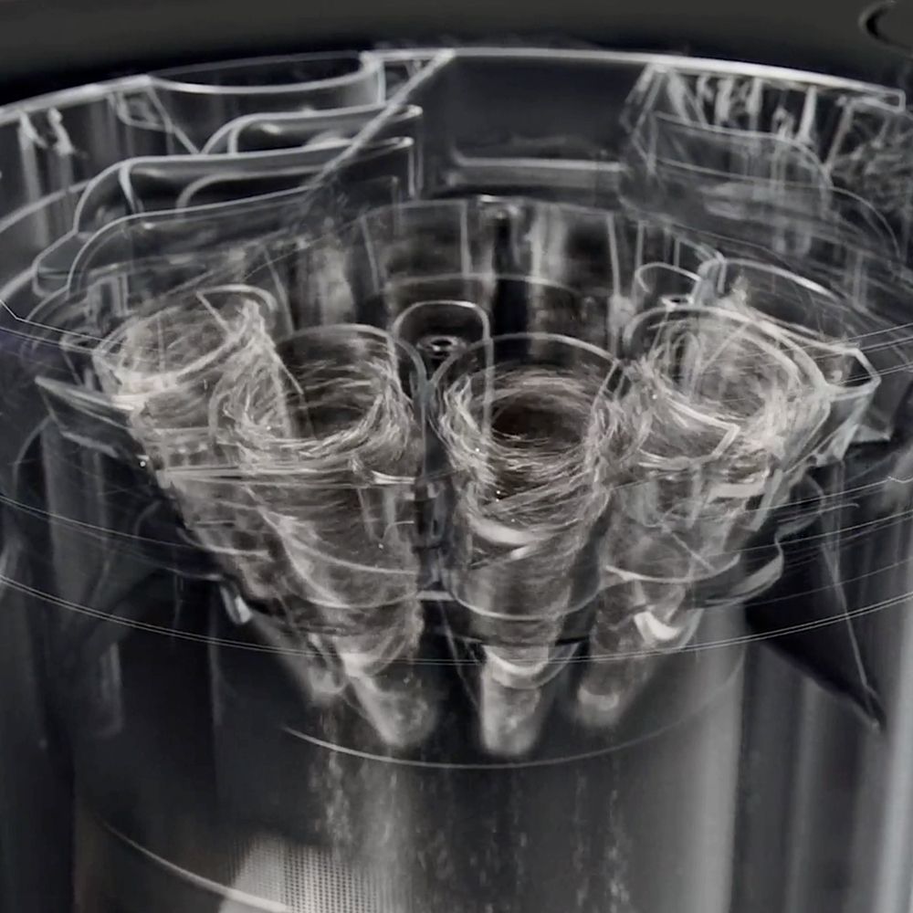 The Dyson Spot+Scrub Ai robot vacuum’s Cyclonic docking station.