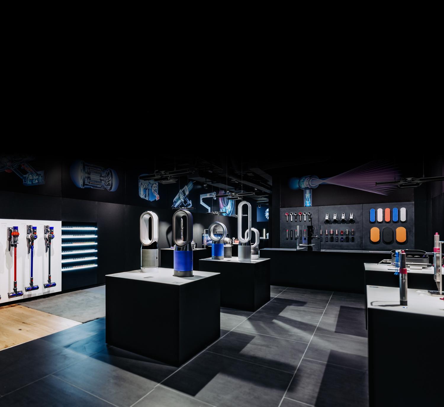 Interior of a Dsyon Demo Store