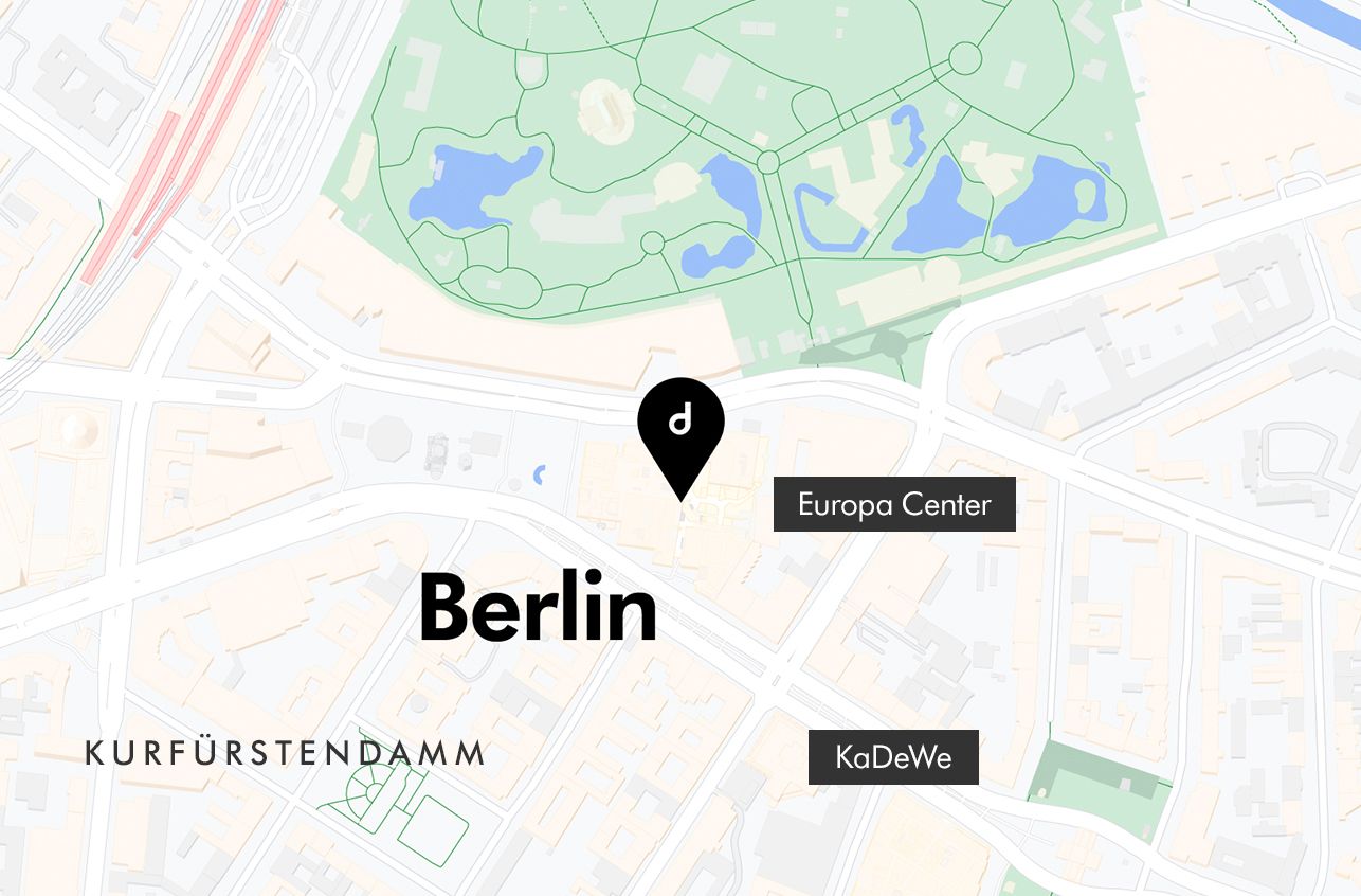 Dyson Demo Store Standort auf Karte 