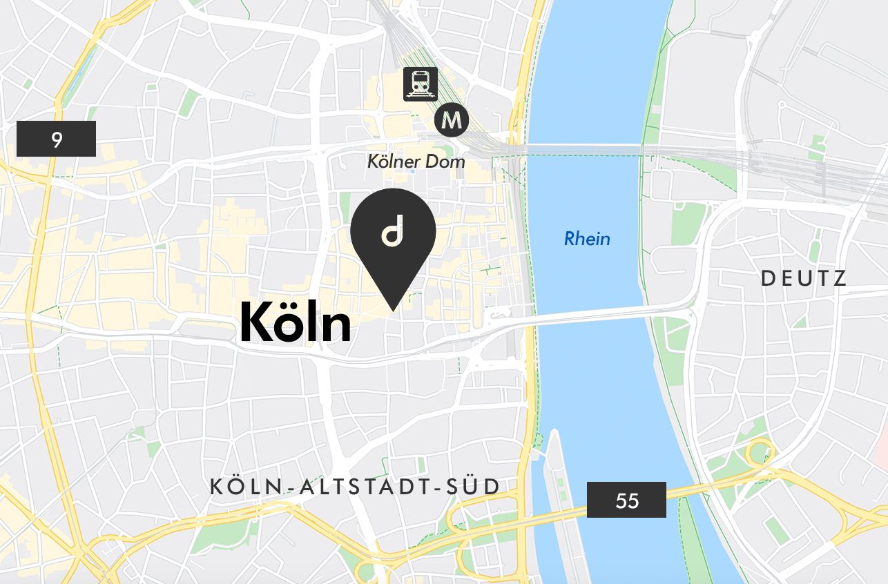 Dyson Demo Store Standort auf Karte 