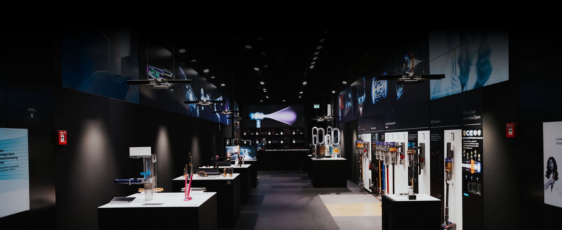 Innenansicht Dyson Demo Store Oberhausen