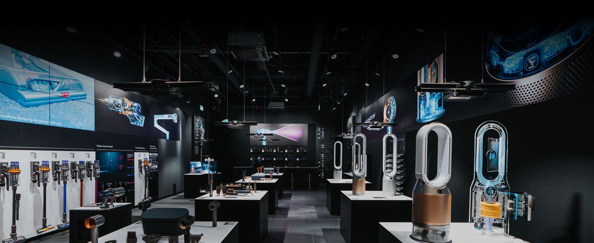 Innenansicht Dyson Demo MyZeil Frankfurt am Main