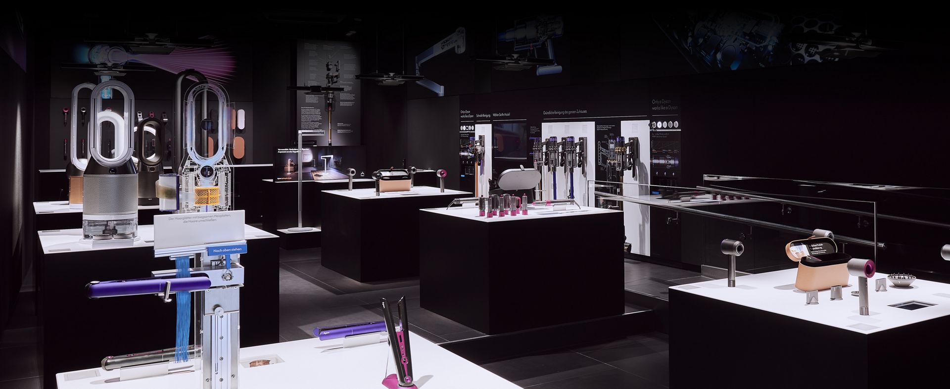 Innenansicht Dyson Demo Store Hamburg