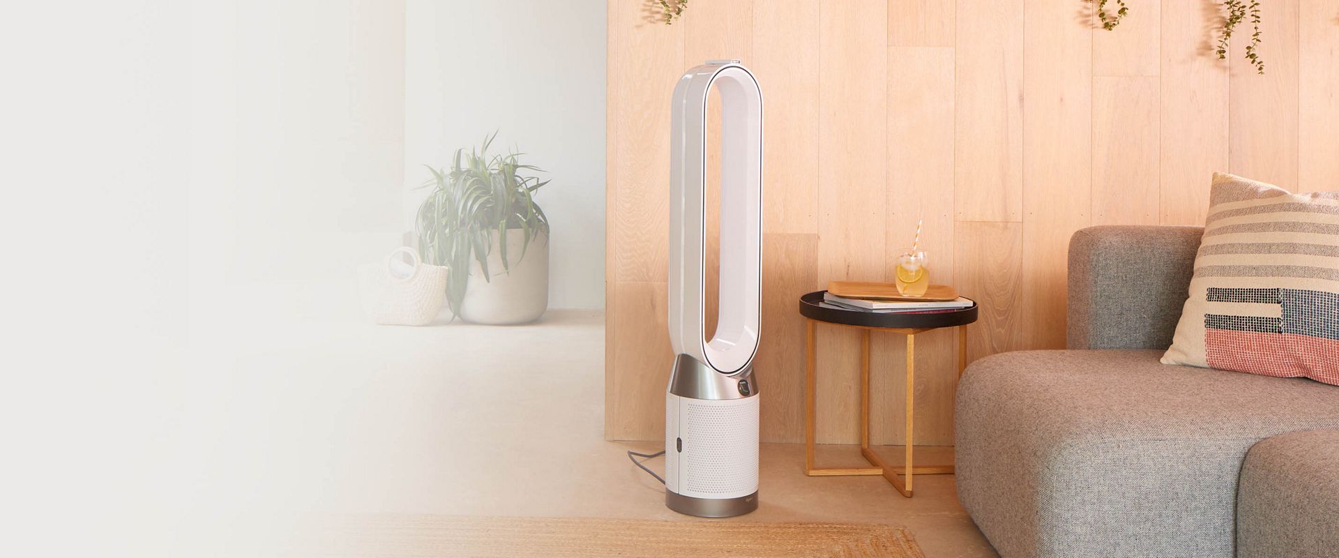 Dyson air purifiers inside the house