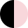 Black / Blush pink 