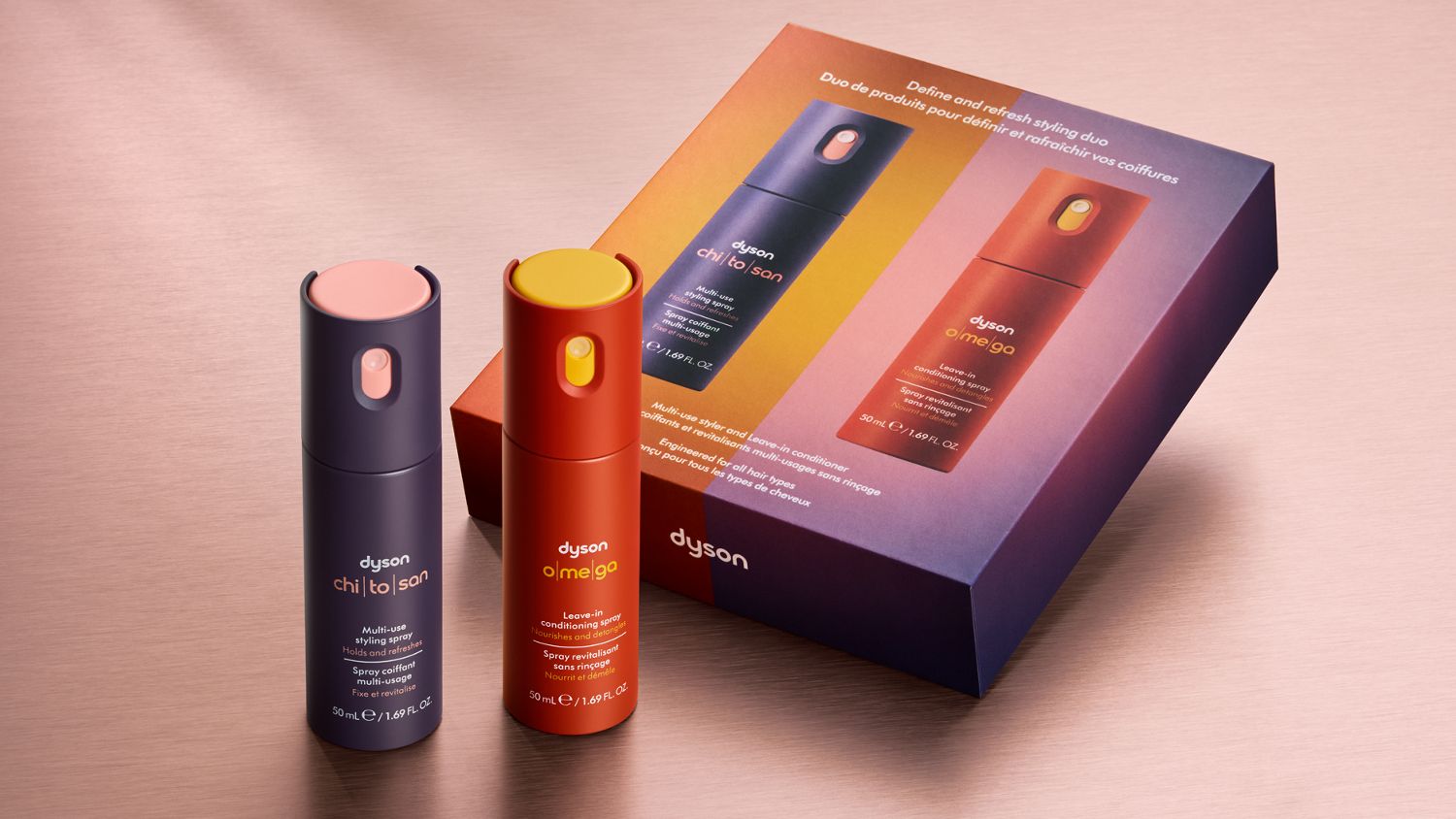 Dyson Define+Refine gift set.