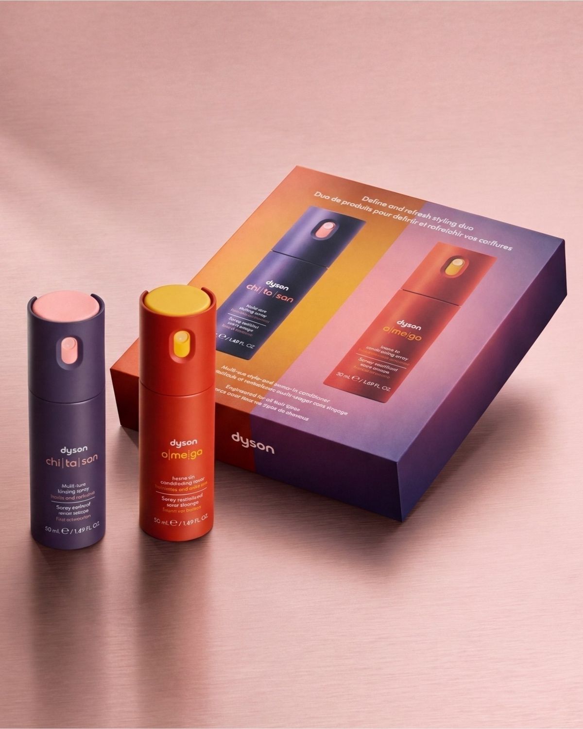 Dyson Define+Refine gift set.