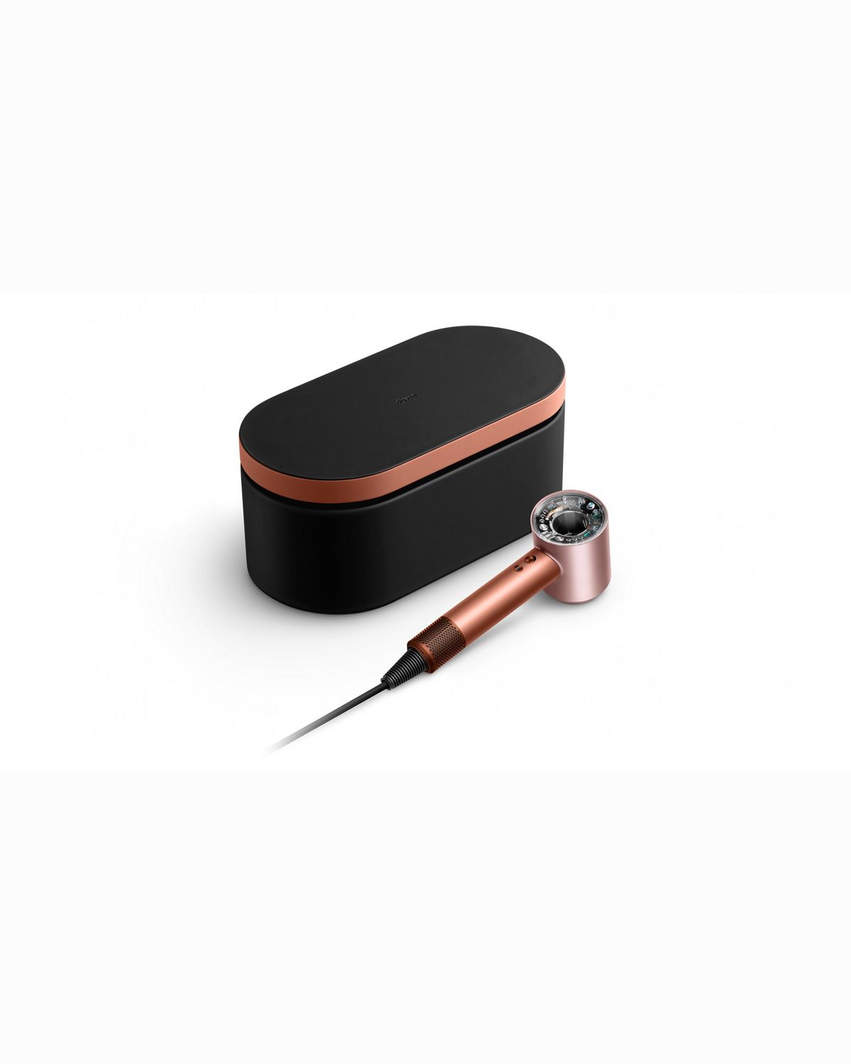 Dyson Supersonic Nural displayed with Presentation case and Travel case.
