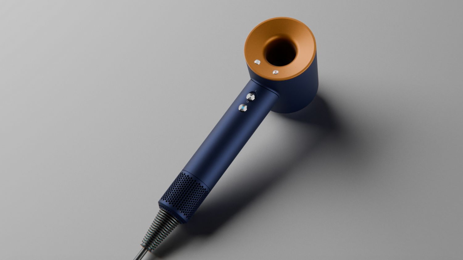 Dyson Supersonic Origin hair dryer on a surface.
