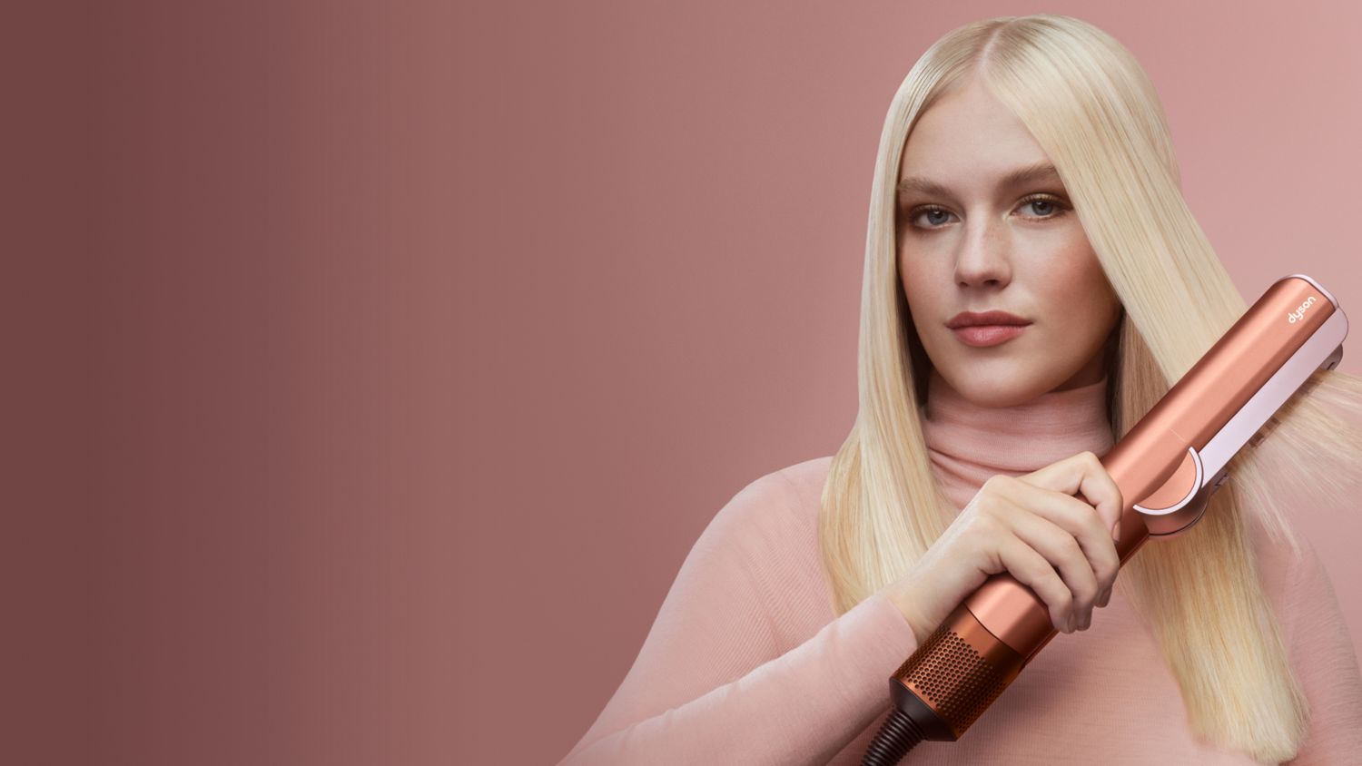 Aeroprostownica Dyson Airstrait™ Bursztynowy jedwab