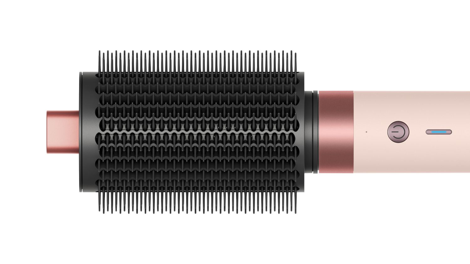 Dyson Large round volumising brush 2x on the Dyson Airwrap Co-anda2x multi-styler.