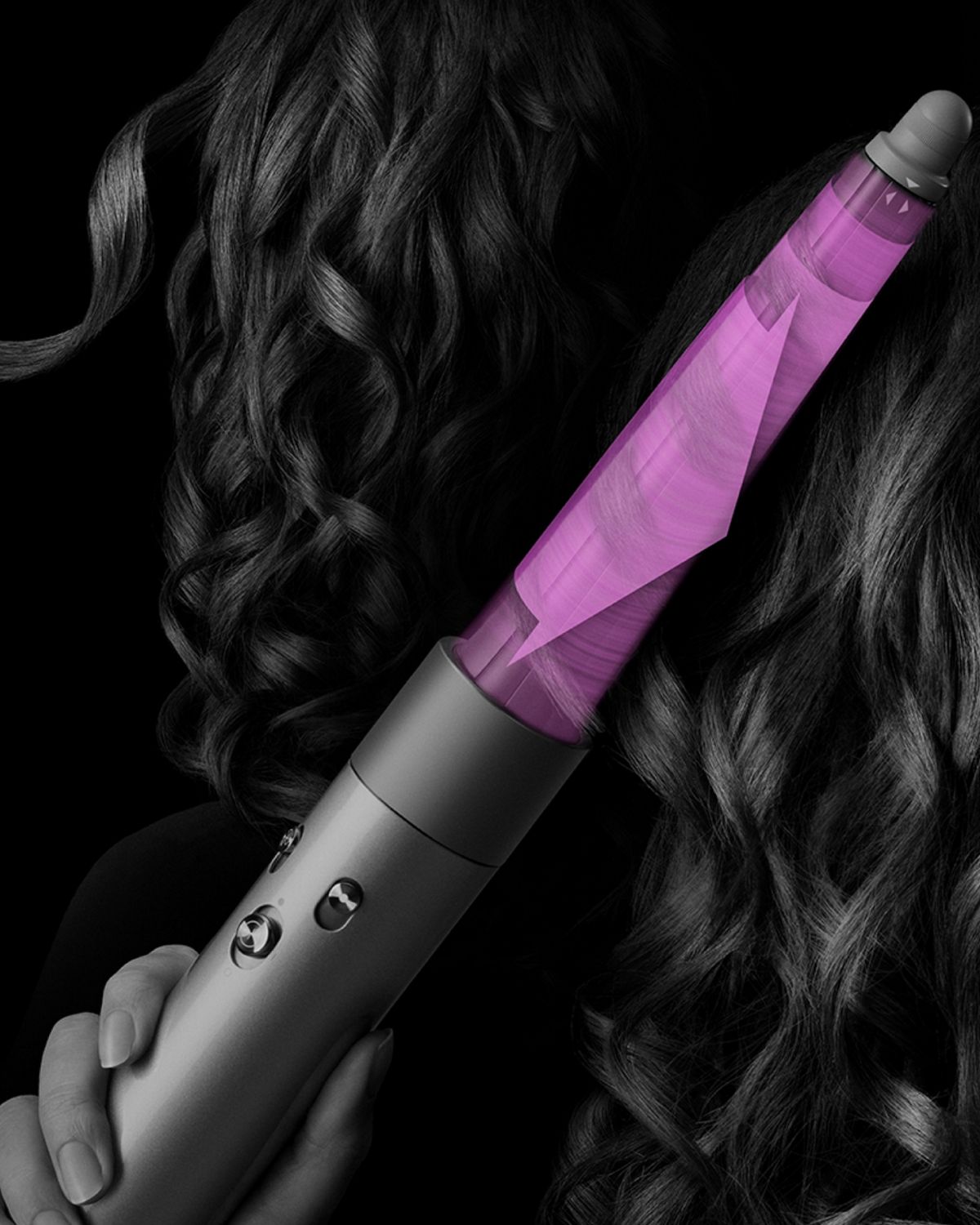 The personalised I.D. curl sequence on the MyDyson app.