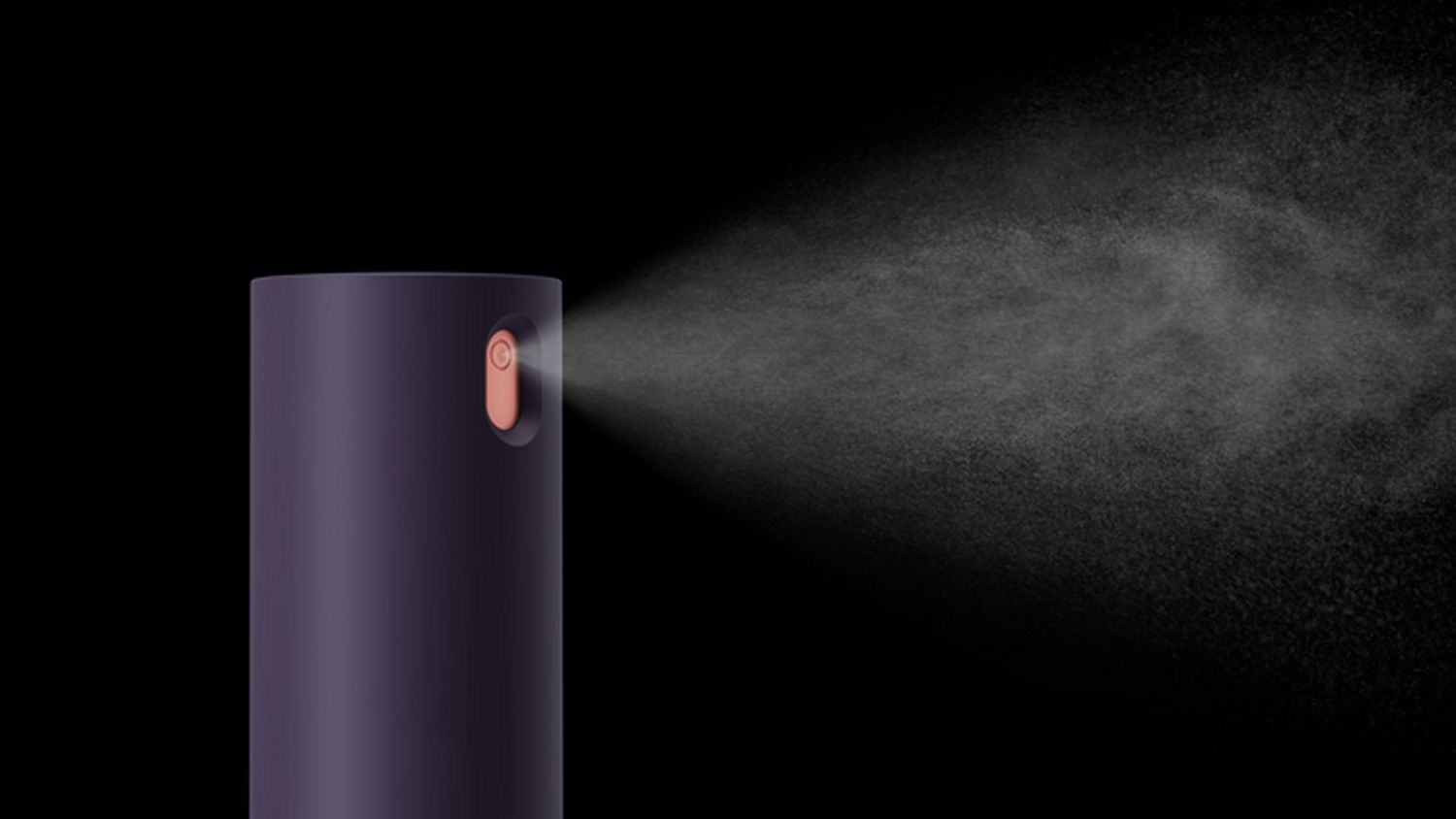 Dyson Chitosan Multi-use styling spray dispenses a fine mist.