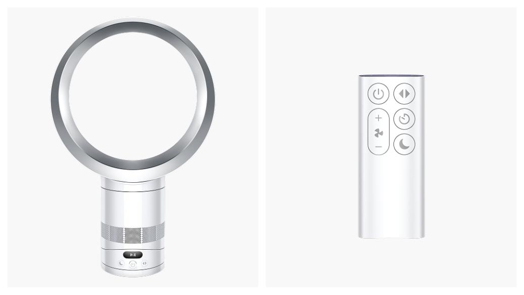 Shop Dyson Cool™ CF1 desk fan (White/Silver) Dyson Australia