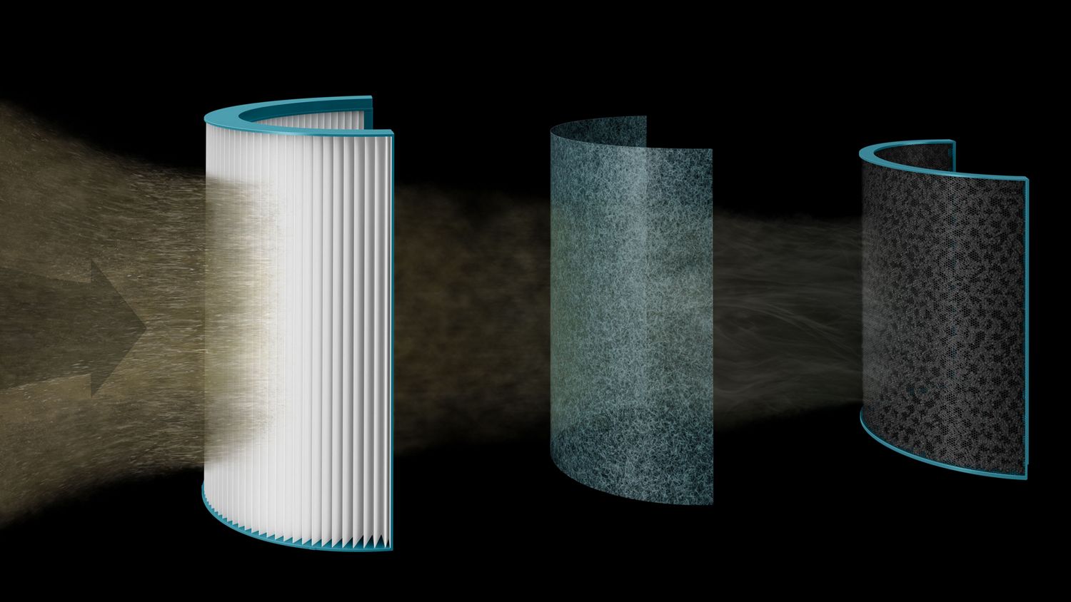 Dyson HushJet Cool Pure + Formaldehyde purifier controlled with the MyDyson app.