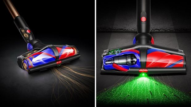 elektroszczotka czyszcząca All Floor ConesTM Sense zbierająca włosie z podłogi 