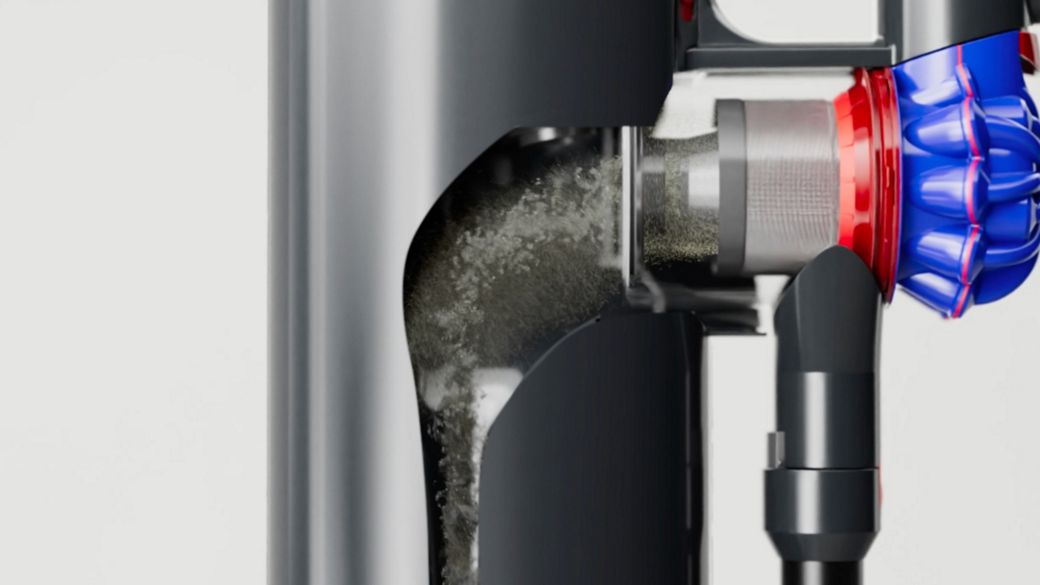 A Dyson Auto-empty Dok automatikusan kiüríti a Dyson V10 porszívó portartályát.