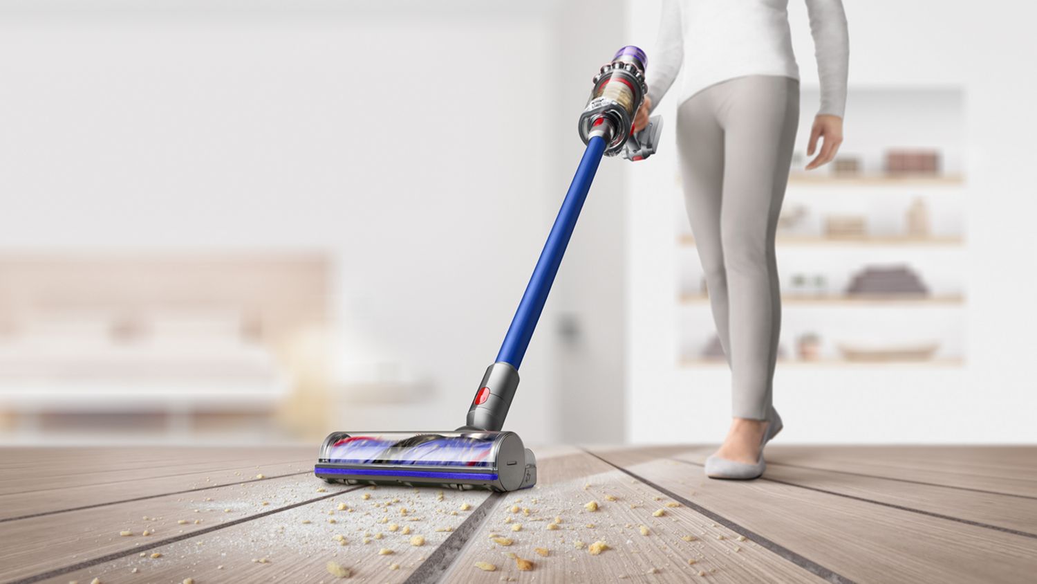 Dyson V11 cordless vacuum cleaner cleans hard floors
