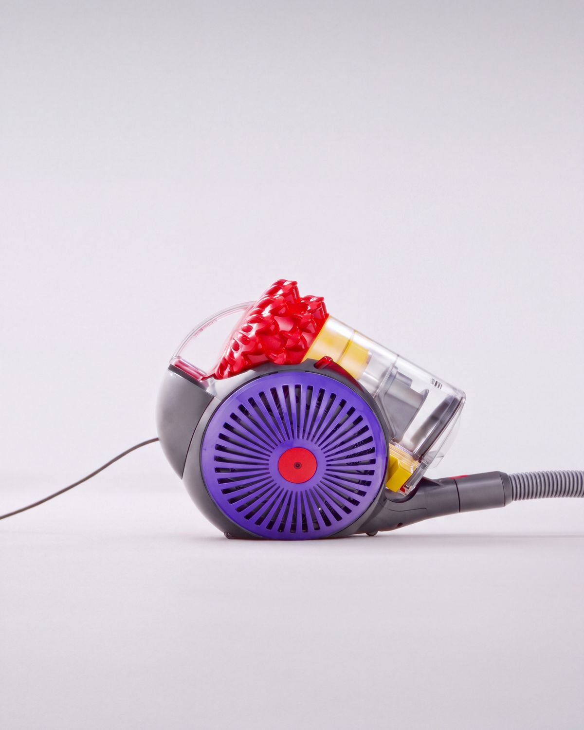 Side view of the Dyson Big Ball Konical cylinder vacuum.