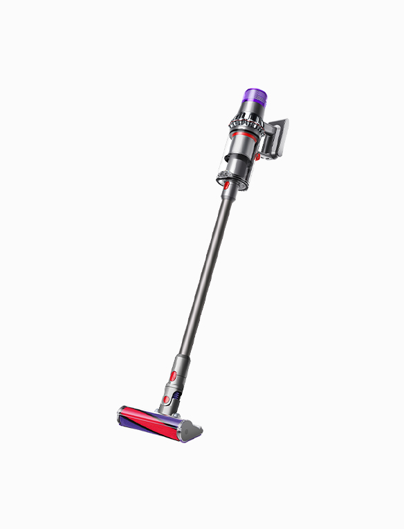 Dyson V11 Torque Drive cordless stick vacuum side and front view