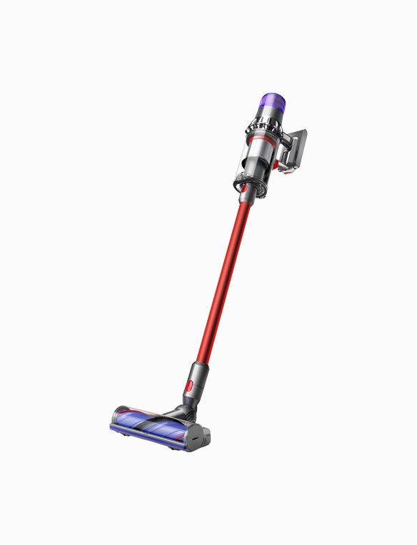 Dyson V11 Torque Drive cordless stick vacuum side and front view