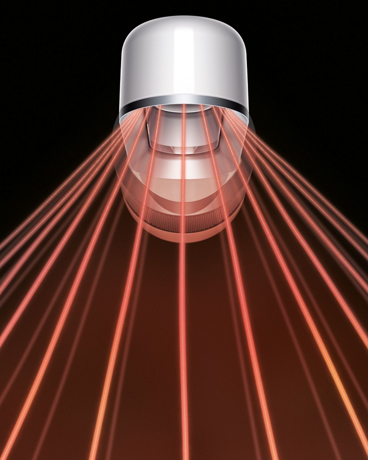 The Dyson Hot + Cool purifier expels heated air. 