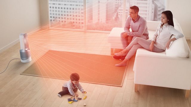 Dyson Pure Hot Cool Link Purifier Heater White Silver Dyson