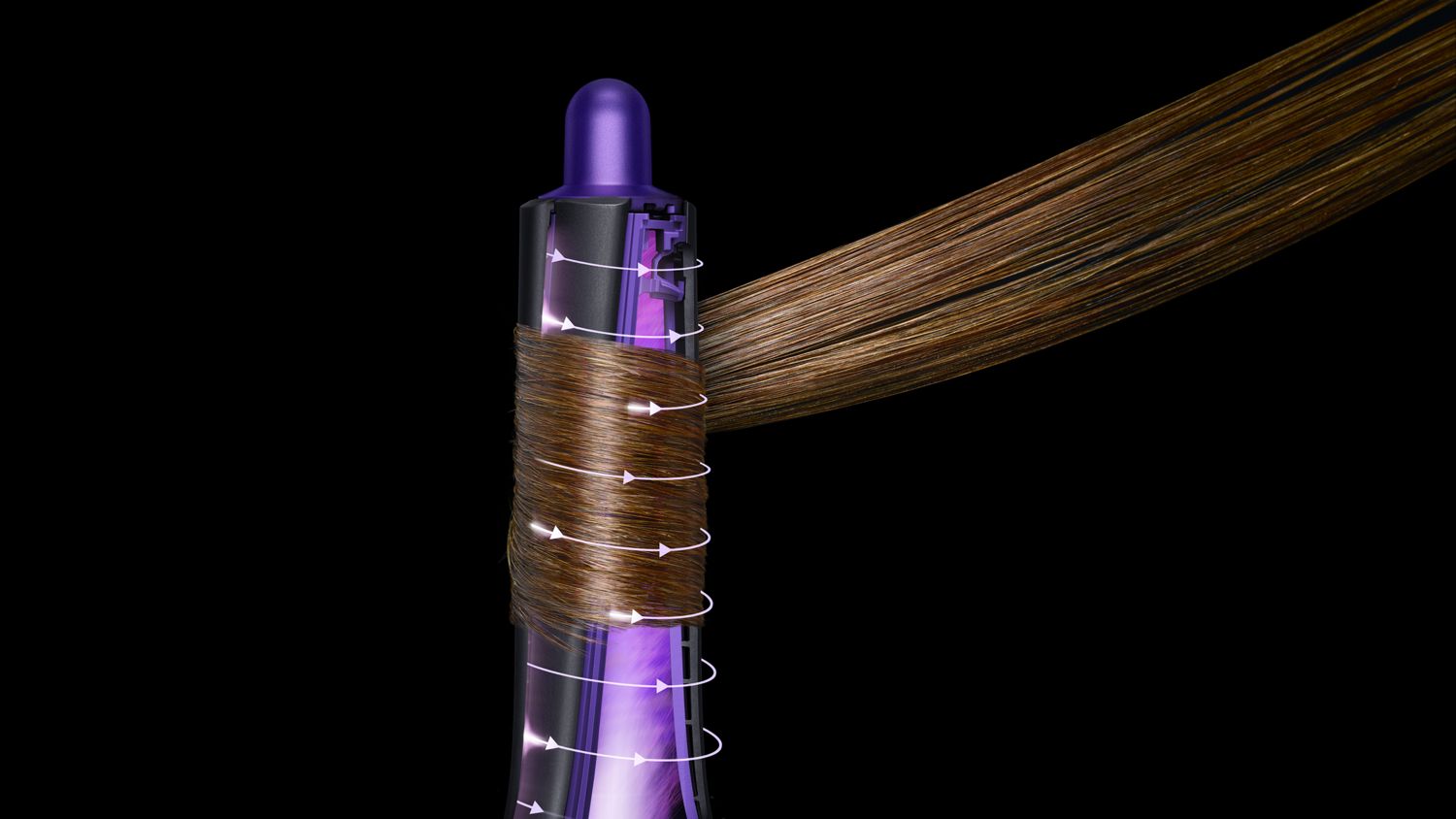 Refurbished Dyson Airwrap Complete Black Purple Dyson Outlet