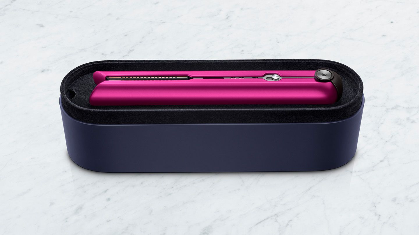 Dyson Corrale placed in storage case