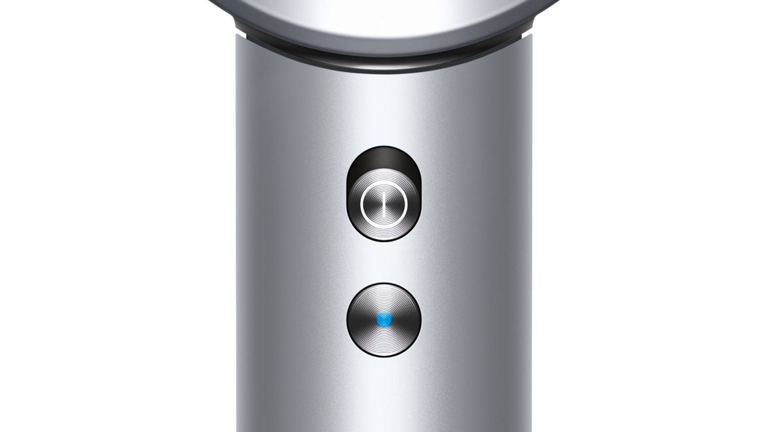 Close up of Dyson Supersonic™ hair dryer cold shot button