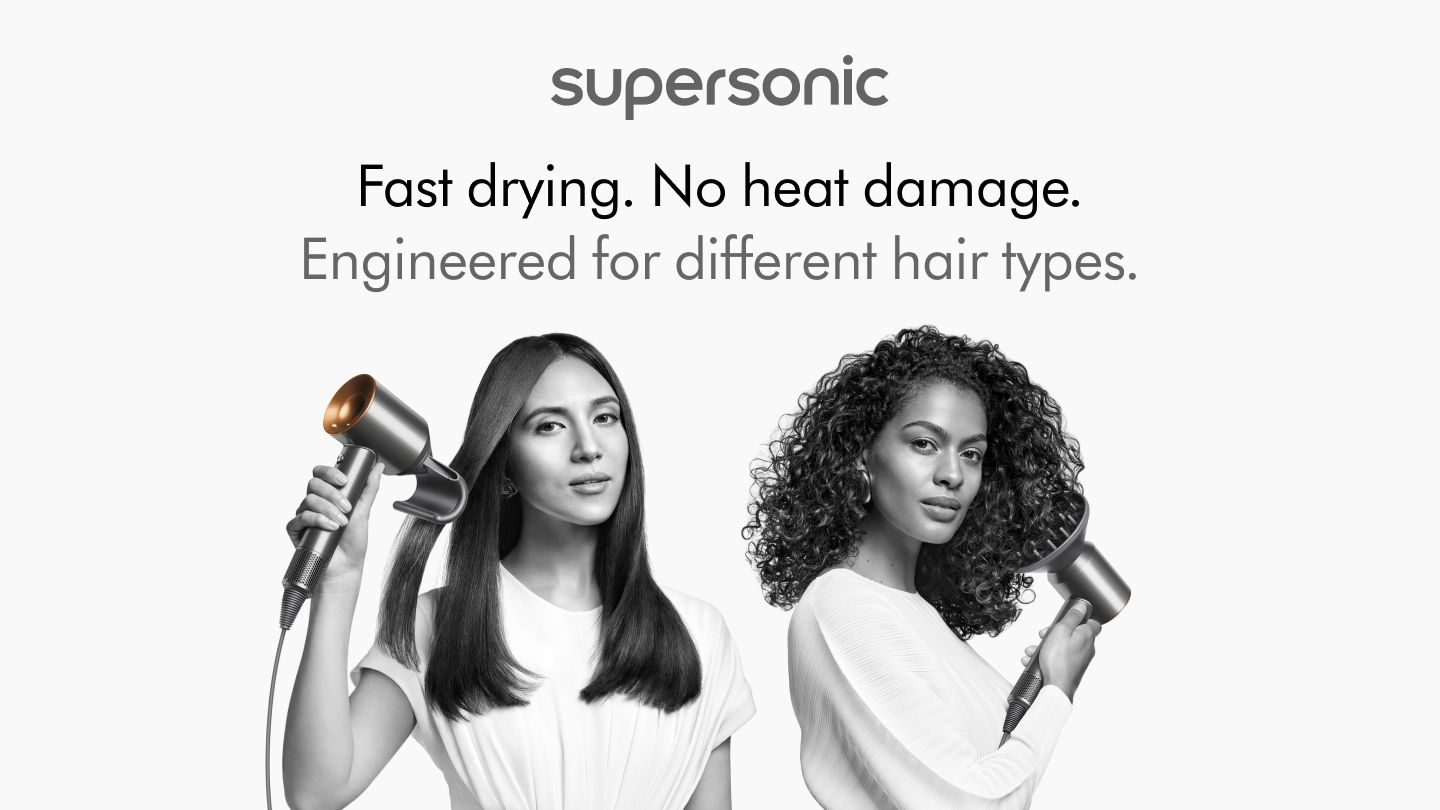 Dyson Supersonic - Models with Introduction Texts in Nickel/Copper