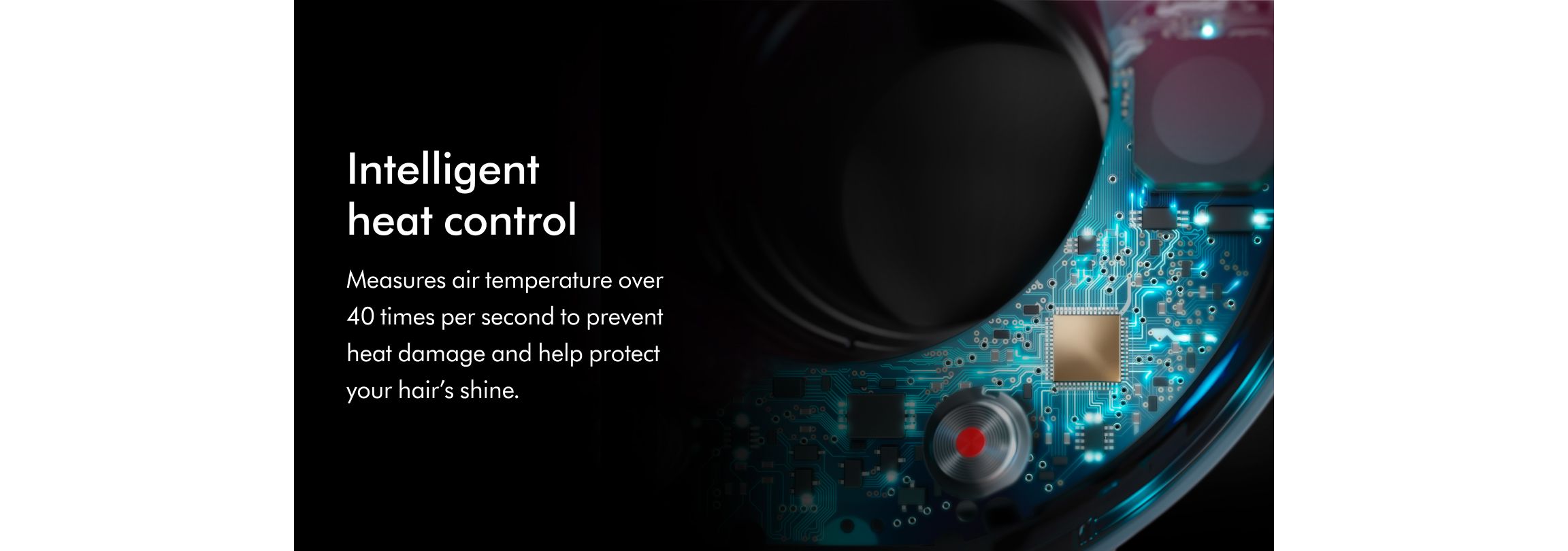 Dyson Supersonic Intelligent Heat Control Infographic 