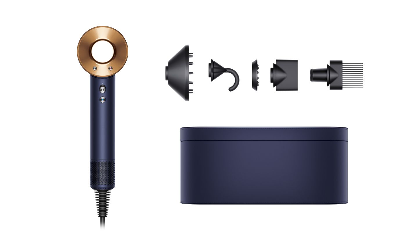 Dyson Supersonic hair dryer Prussian Blue Rich Copper ONEi