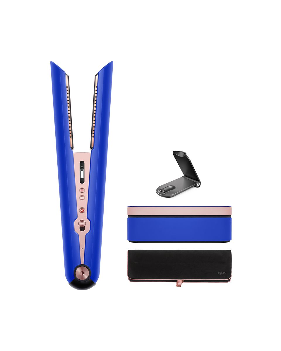 Dyson Corrale straightener in Blue Blush